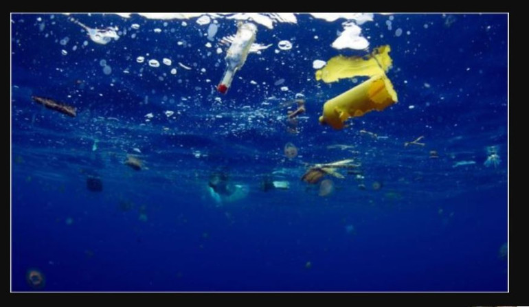 Ocean plastic tide 'violates international law'