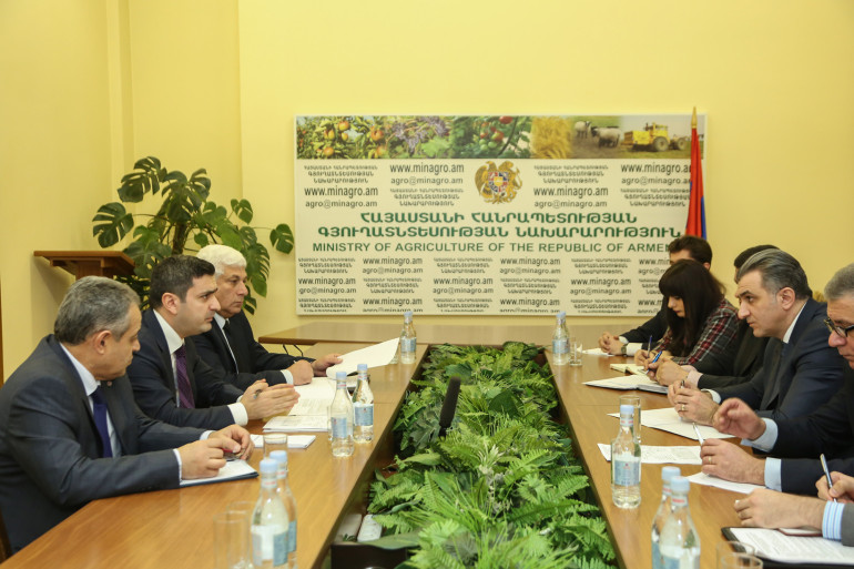 Գյուղնախարարությունում քննարկվել են ոռոգման սեզոնի մեկնարկին առնչվող հարցեր