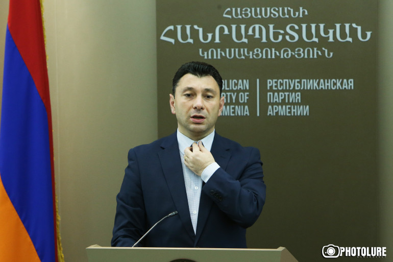 ՀՀԿ-ն կուռ է, ինչպես նախկինում, քվեարկելու է միահամուռ, կուսակցական որոշման համաձայն. Է. Շարմազանովը՝ վարչապետի թեկնածուի շուրջ քննարկումների մասին