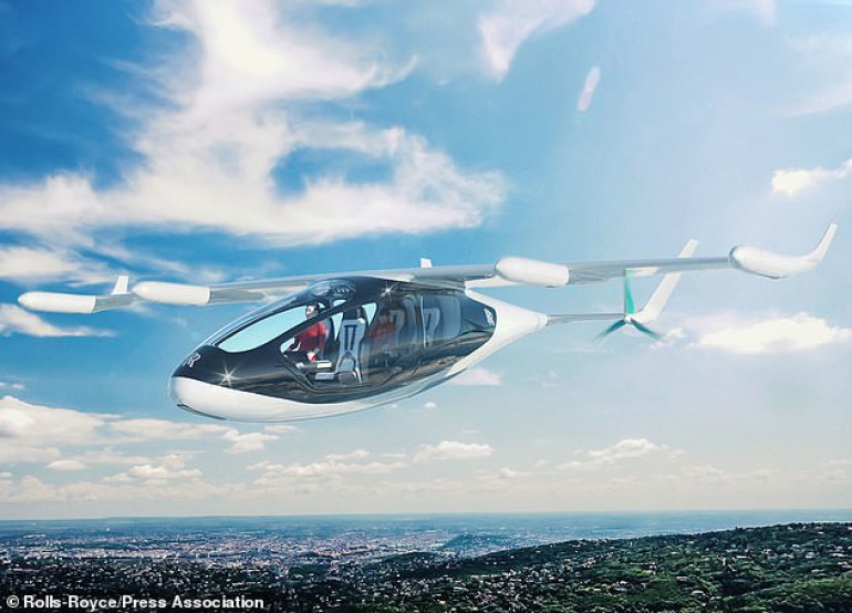 Rolls-Royce building future-style flying taxi 