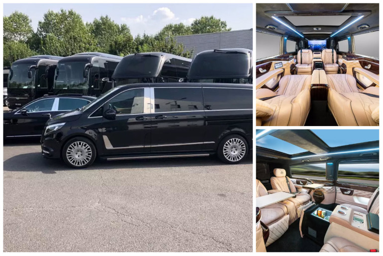 Թյուներները Mercedes-Benz V-Class-ը վերածել են գերշքեղ Maybach-ի (լուսանկարներ)