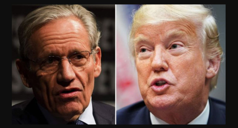 Trump condemns Bob Woodward book as 'con'