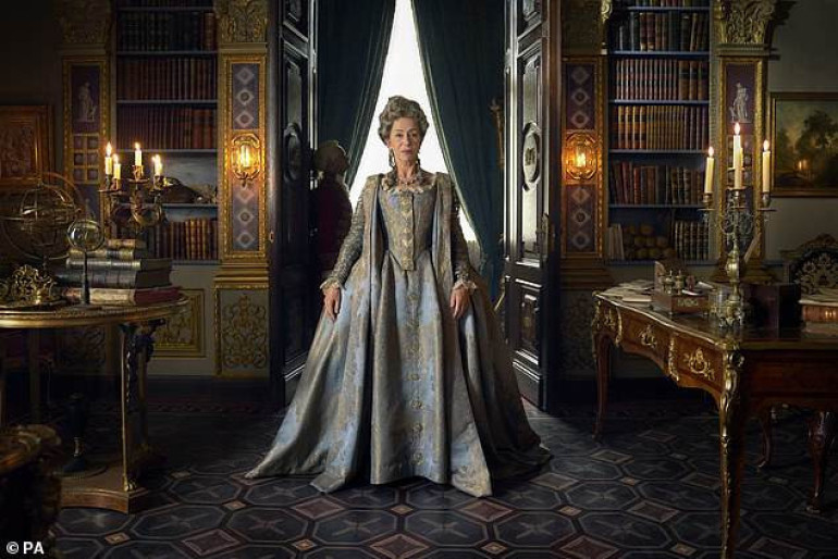 Catherine The Great first look: Dame Helen Mirren, 73, gets into character as Russian empress for new Sky drama