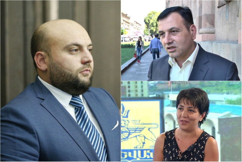 Երևանի ավագանու «Իմ քայլը» դաշինքի անդամներ Սրբուհի Ղազարյանը, Տրդատ Սարգսյանն ու Նիկոլայ Բաղդասարյանը հրաժարվում են մանդատներից Երևանի ավագանու «Իմ քայլը» դաշինքի անդամներ Սրբուհի Ղազարյանը, Տրդատ Սարգսյանն ու Նիկոլայ Բաղդասարյանը հրաժարվում են մանդատներից