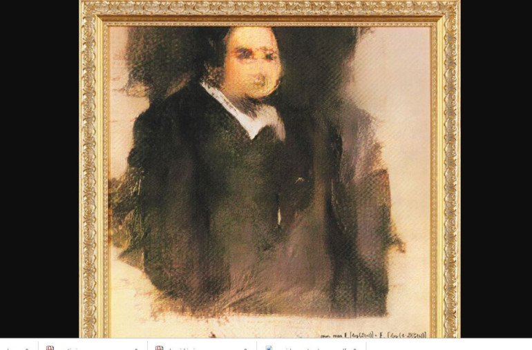 Portrait painted by artificial intelligence goes up for auction at Christie's in New York and could fetch $10,000