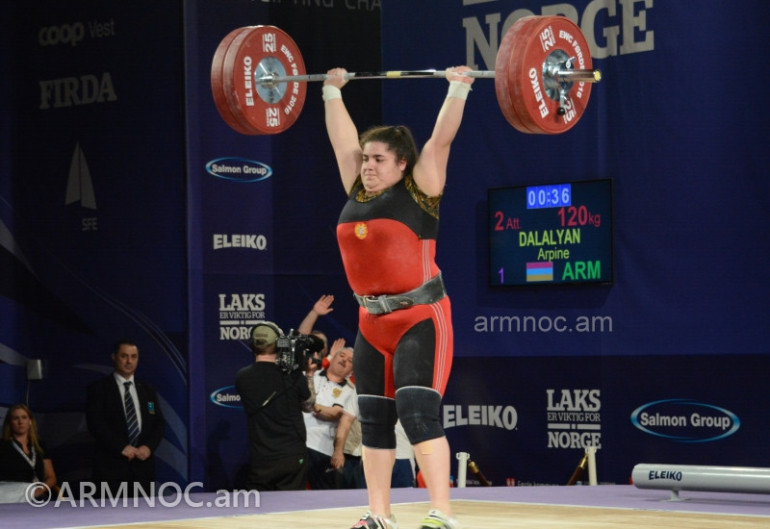 European Youth Weightlifting Championship: Armenia's Arpine Dalalyan wins silver European Youth Weightlifting Championship: Armenia's Arpine Dalalyan wins silver