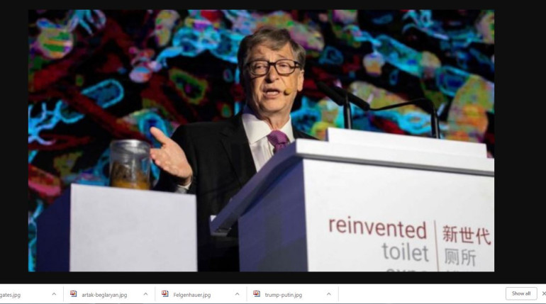 Bill Gates showcases reinvented toilet in Beijing