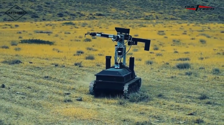 SCORPION IS-15. փորձարկվել է հայկական արտադրության ռազմական ռոբոտ