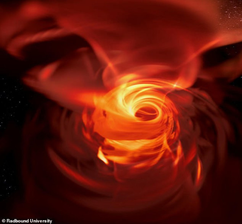 Amazing simulation gives viewers virtual tour of the violent black hole at the centre of galaxy