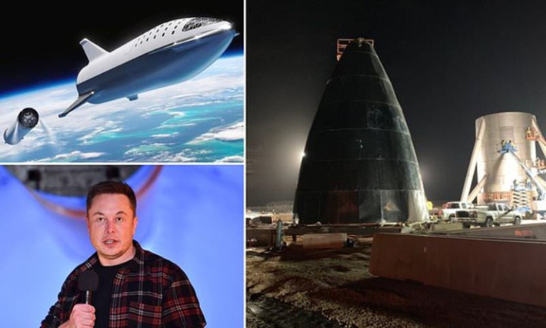 Elon Musk's Mars rocket takes shape: New photos reveal clearest look 
 