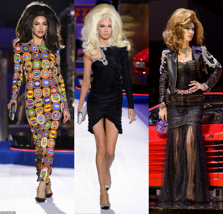 Իրինա Շեյքն ու մյուս հայտնի մոդելները՝ Moschino-ի նոր հավաքածուի ցուցադրությանը (լուսանկարներ)