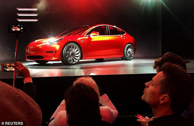 Tesla launches its most affordable car yet: Firm finally unveils $35,000 base version of its Model 3