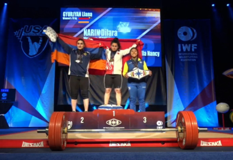 Weightlifting: Armenia’s Liana Gyurjyan named world vice champion’s in 2019 IWF YWC Las Vegas Weightlifting: Armenia’s Liana Gyurjyan named world vice champion’s in 2019 IWF YWC Las Vegas