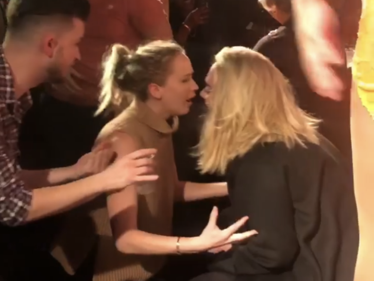 Adele and Jennifer Lawrence make surprise appearance at NY gay bar