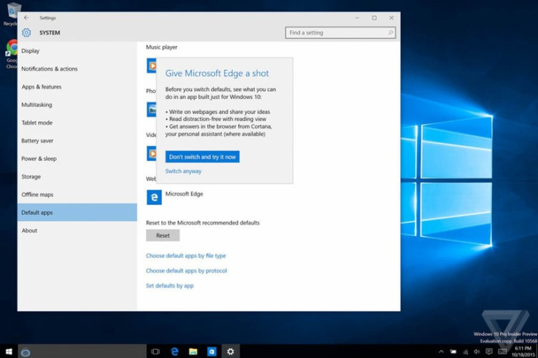 Microsoft-ը թողարկել է Edge դիտարկչի փորձնական տարբերակը