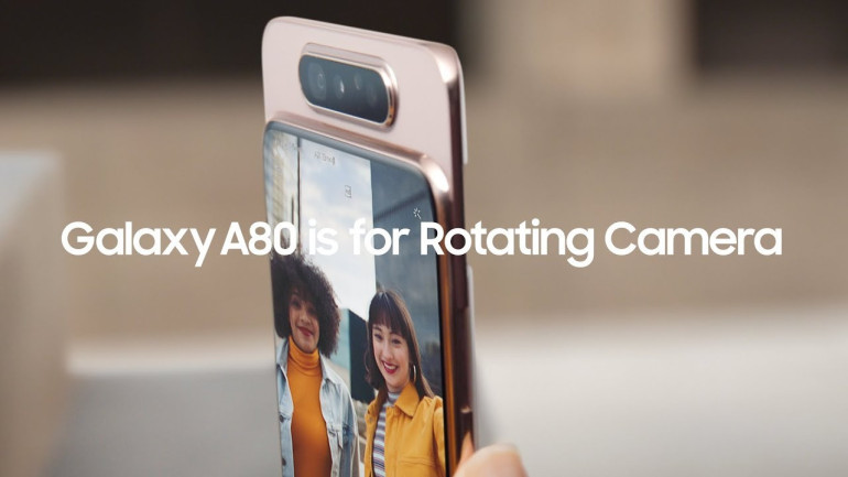 Galaxy A80. Samsung-ը ներկայացրել է իր հերթական նորույթը` պտտվող տեսախցիկով առաջադեմ սմարթֆոնը (տեսանյութ)