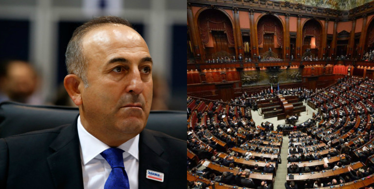 «Իտալիայի խորհրդարանի կողմից Հայոց ցեղասպանության մասին բանաձևի ընդունումը որևէ ուժ չունի». Թուրքիայում արձագանքել են Իտալիայի խորհրդարանի քայլին «Իտալիայի խորհրդարանի կողմից Հայոց ցեղասպանության մասին բանաձևի ընդունումը որևէ ուժ չունի». Թուրքիայում արձագանքել են Իտալիայի խորհրդարանի քայլին