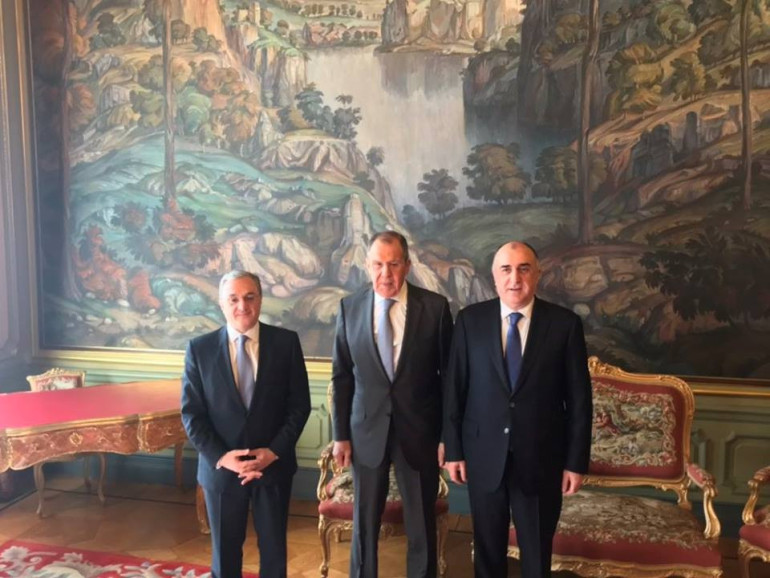 Մեկնարկել է Հայաստանի, Ադրբեջանի և Ռուսաստանի արտգործնախարարների հանդիպումը