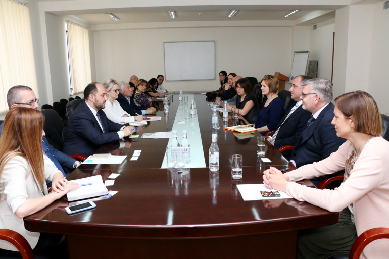 Armenia's education minister hails IBDP projects in Armenian schools Armenia's education minister hails IBDP projects in Armenian schools