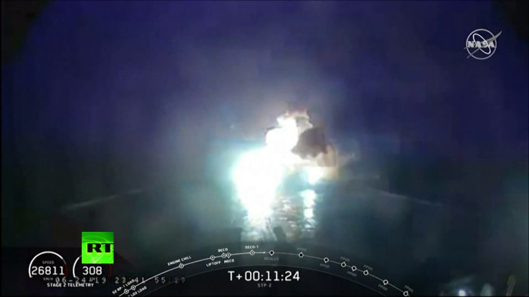 Հրապարակվել է Falcon Heavy հրթիռակրի առաջին աստիճանի վայրէջքի ժամանակ տեղի ունեցած պայթյունի տեսանյութը