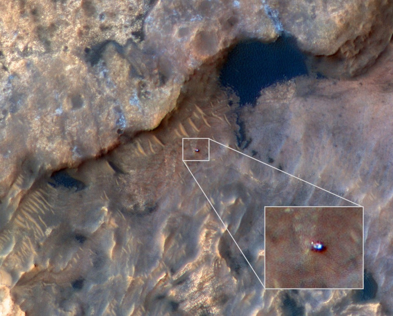 NASA-ն հրապարակել է Curiosity մարսագնացի լուսանկարը Մարս մոլորակից