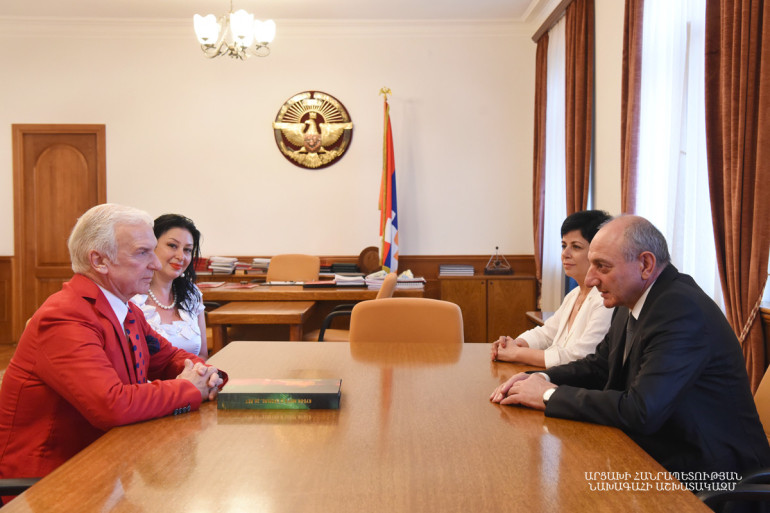 Արցախում է Պարի համաշխարհային խորհրդի փոխնախագահ Ստանիսլավ Պոպովը