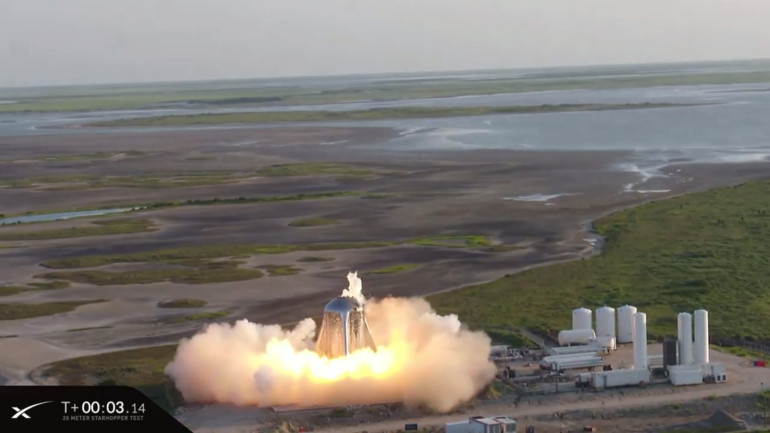 Համացանցում է հայտնվել SpaceX-ի Starhopper տիեզերանավի բռնկման տեսանյութը (տեսանյութ)
