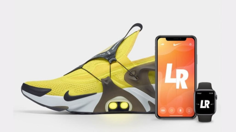 Nike-ը ցույց է տվել Adapt Huarache մարզակոշիկները, որի քուղերը կարելի է կապել iPhone-ի միջոցով (լուսանկար)