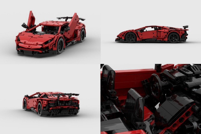 Lego-ի մասնիկներից կառուցված Lamborghini Aventador-ը ներկայանում է հեռակառավարման համակարգով, էլեկտրաշարժիչներով և գործող լուսարձակներով