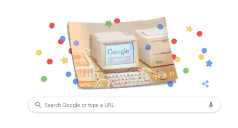 Google создал дудл в честь своего Дня рождения