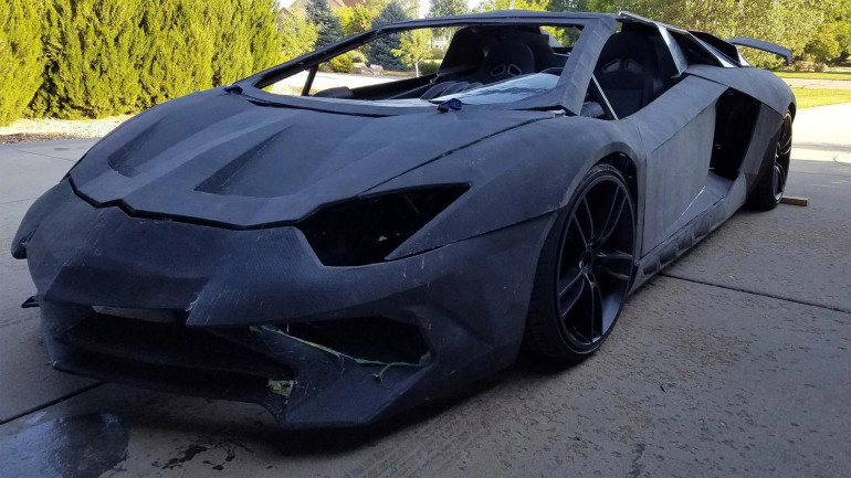 Ամերիկացին 3D տպիչի օգնությամբ ստեղծել է Lamborghini Aventador-ի կրկնօրինակը (լուսանկարներ)