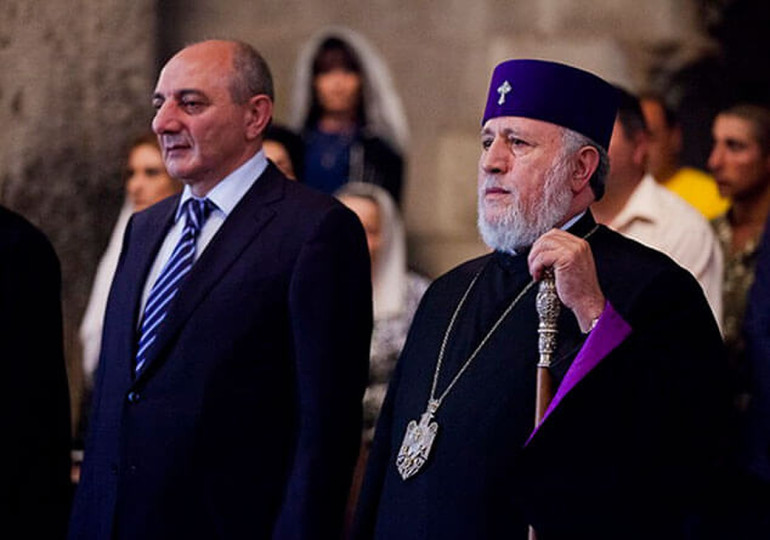 Բակո Սահակյանը շնորհավորել է Ամենայն Հայոց Կաթողիկոս Ն.Ս.Օ.Տ.Տ. Գարեգին Բ-ին՝ գահակալության 20-րդ տարեդարձի առթիվ Բակո Սահակյանը շնորհավորել է Ամենայն Հայոց Կաթողիկոս Ն.Ս.Օ.Տ.Տ. Գարեգին Բ-ին՝ գահակալության 20-րդ տարեդարձի առթիվ