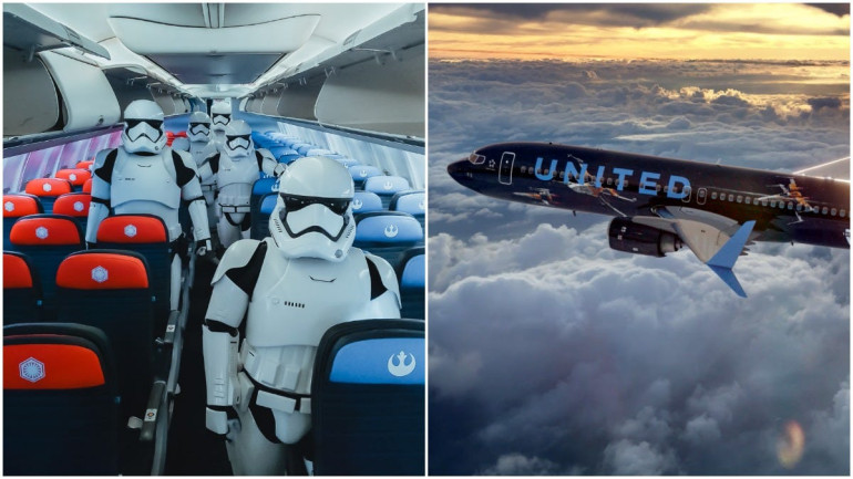 United Airlines-ը գործարկել է «Աստղային պատերազմներ» ֆիլմաշարի նոր մասին նվիրված թեմատիկ ինքնաթիռը (լուսանկարներ) United Airlines-ը գործարկել է «Աստղային պատերազմներ» ֆիլմաշարի նոր մասին նվիրված թեմատիկ ինքնաթիռը (լուսանկարներ)
