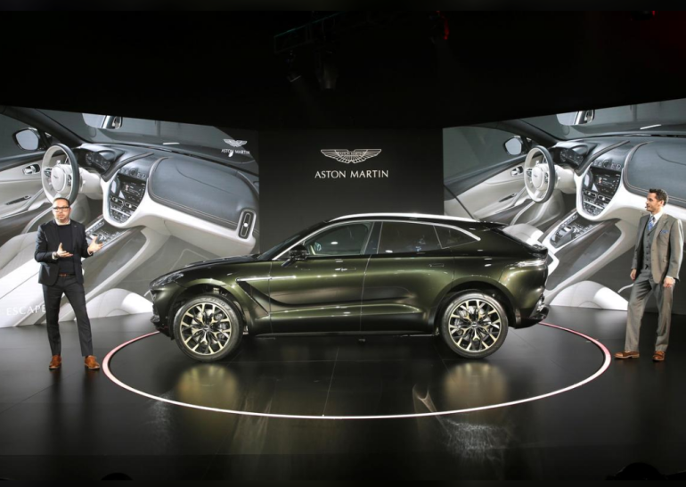 Aston Martin launches first SUV, hopeful of a turnaround