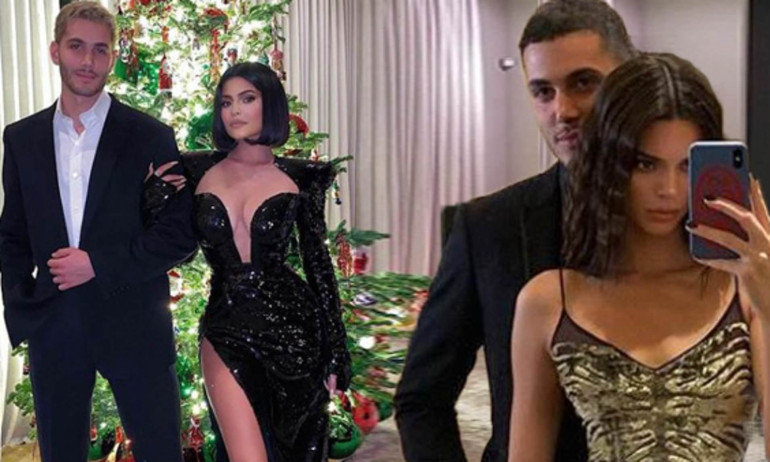 Kylie Jenner stirs the pot as she poses with Kendall Jenner's close guy friend Fai Khadra for Diddy's 50th Birthday Party