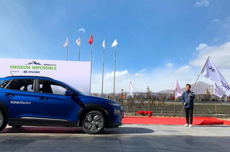 Hyundai Kona քրոսովերը դարձել է առաջին էլեկտրամեքենան, որը նվաճել է Էվերեստը