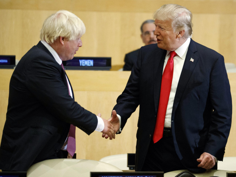 Johnson and Trump hope for 'ambitious trade agreement'