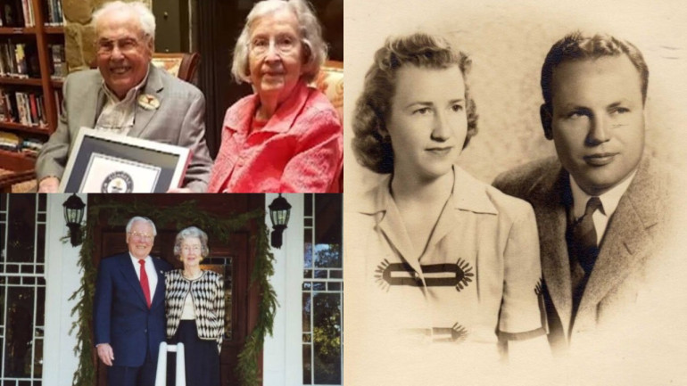 World's oldest couple — aged 106 and 105 — celebrate their 80th wedding anniversary