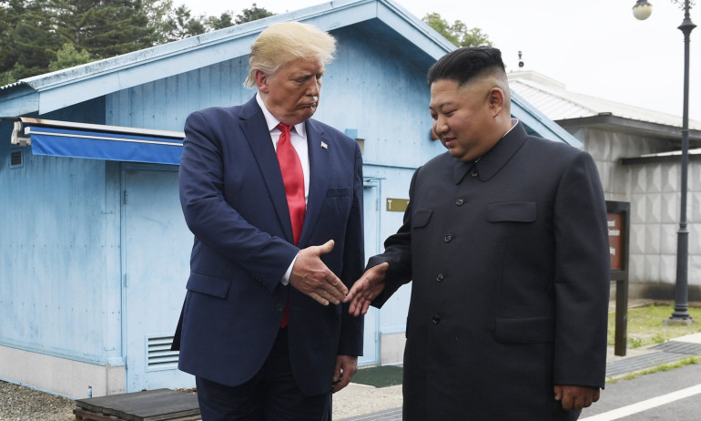 Trump says 'we'll take care of it' if Pyongyang restarts missile testing