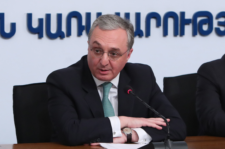 Արցախի խնդրի կարգավորման հիմնական սկզբունքների մեջ կա ինքնորոշման սկզբունքը, որը հայկական կողմերի համար առաջնային, գերակա տարրն է. Զոհրաբ Մնացականյան (տեսանյութ) Արցախի խնդրի կարգավորման հիմնական սկզբունքների մեջ կա ինքնորոշման սկզբունքը, որը հայկական կողմերի համար առաջնային, գերակա տարրն է. Զոհրաբ Մնացականյան (տեսանյութ)