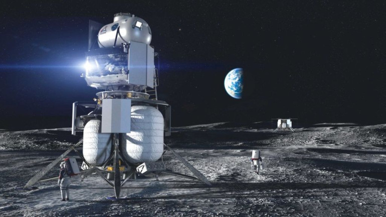 Nasa picks Bezos's Blue Origin and Musk's SpaceX for new lunar landings