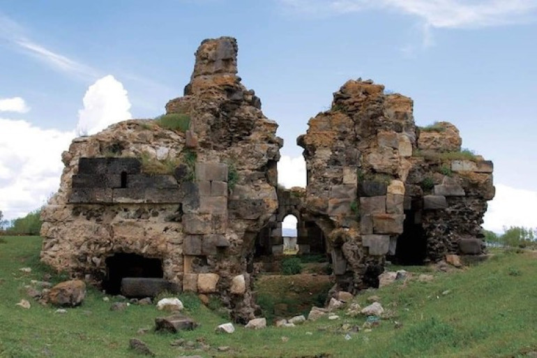 Ancient Armenian church emerges from under Lake Van