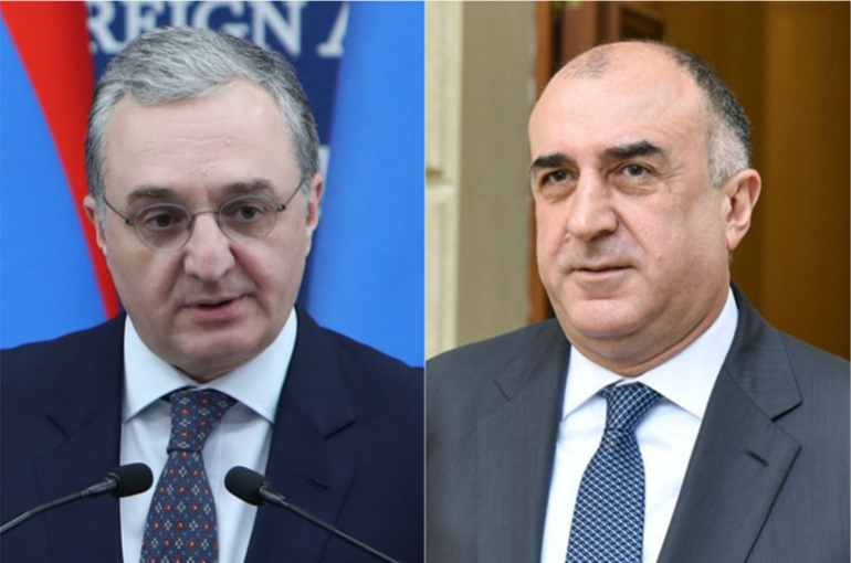 Armenian, Azerbaijani FMs hold video conference Armenian, Azerbaijani FMs hold video conference