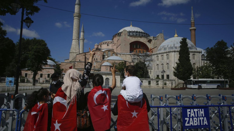 Hagia Sophia to host first Muslim prayers since reverting to a mosque