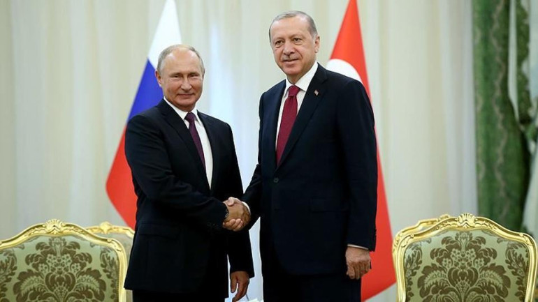Путин и Эрдоган обсудили ситуацию в Закавказье на фоне обострения в районе армяно-азербайджанской границы