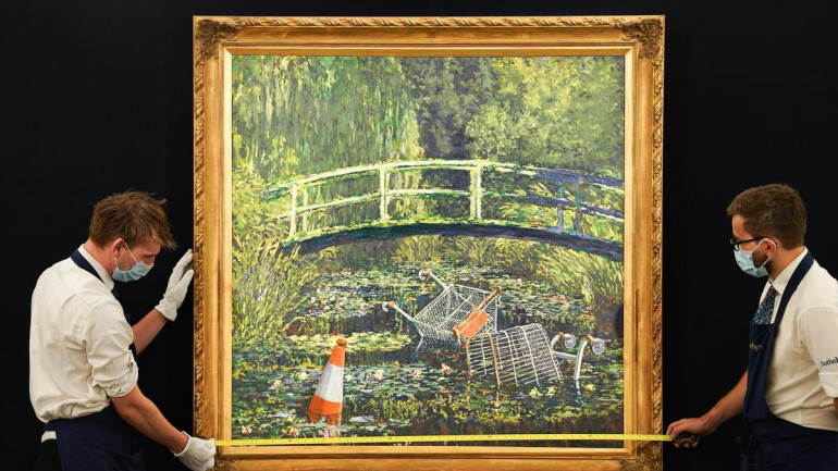 6 մլն դոլար. Sotheby’s-ն աճուրդի կհանի փողոցային նկարիչ Բենքսիի կտավը (լուսանկարներ)