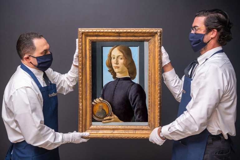 Rare Botticelli portrait could reach $100 million at NY auction