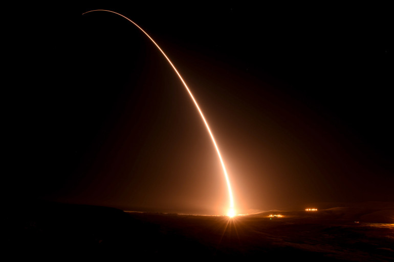 Pentagon testfires  Minuteman 3 ICBM