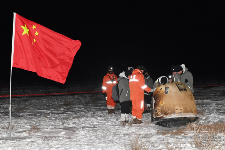 China brings moon rocks back to Earth as space race with US heats up