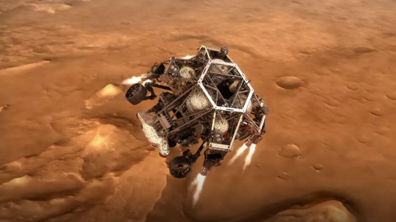 NASA video shows Perseverance rover's planned 'terror' landing on Mars